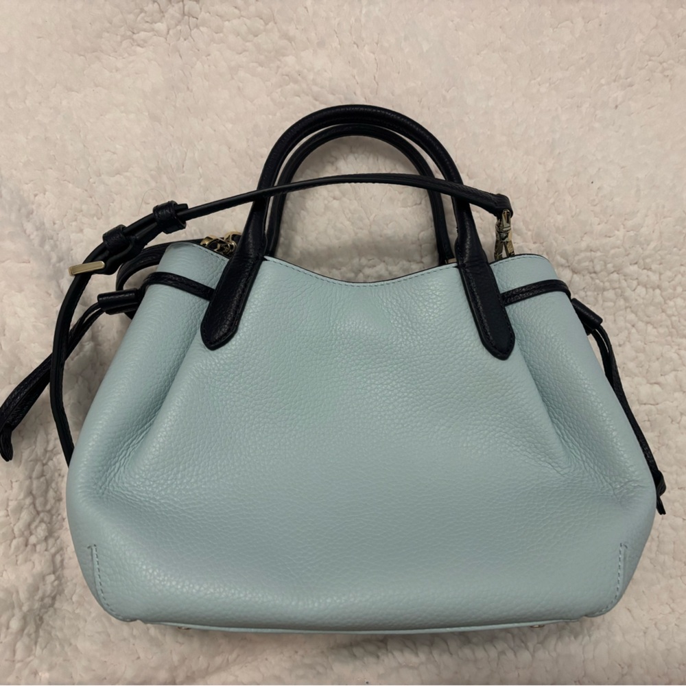 Kate Spade Light Blue and Navy Blue Dumpling Hand and crossbody Bag - Picture 2 of 4
